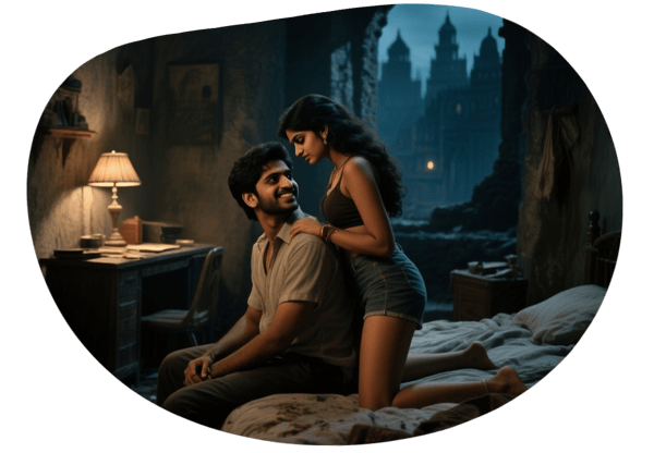 Taboo Roommates: Unlocking Hidden Desires date idea illustration