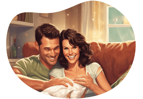 Teasing Diaper Games date idea illustration