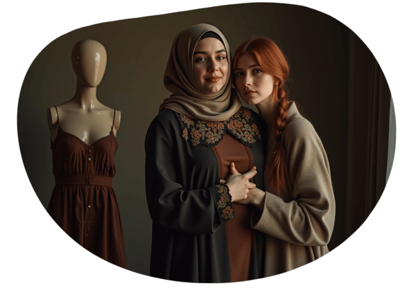 Tesettüre Giriş Gecesi date idea illustration