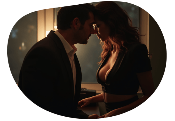 The Boss and the Secretary: A Thursday Office Affair date idea illustration