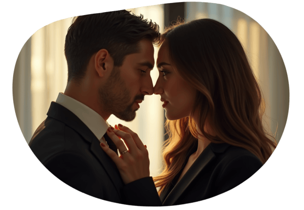 The Boss and the Secretary: A Tuesday Office Affair date idea illustration