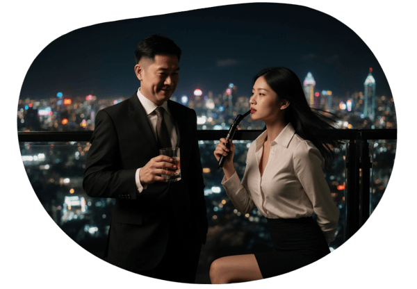 The Boss's Demanding Secretary in Hanoi date idea illustration