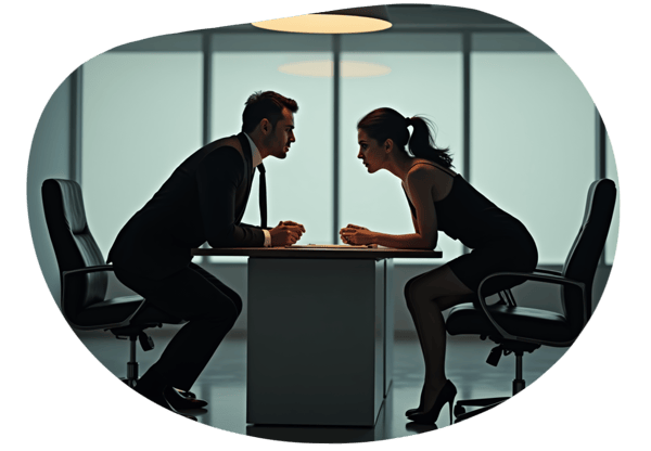 The Boss's Private Meeting date idea illustration