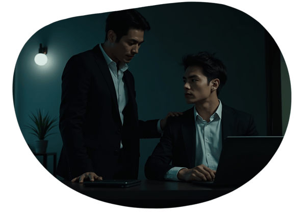 The Boss's Private Meeting date idea illustration
