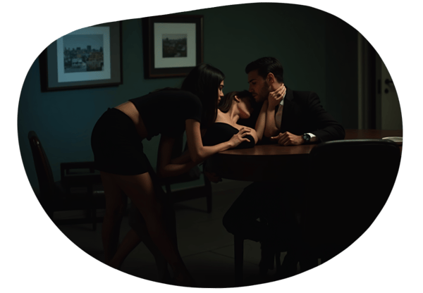 The Boss's Secret Seduction date idea illustration