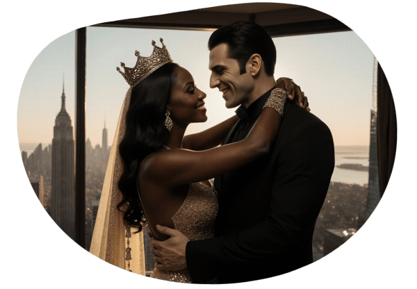 The Dark King's Desire: A Vampire CEO Meets the Queen of the Sovereign Sun date idea illustration