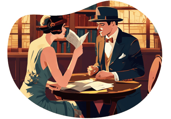 The Enigmatic Otto Encounter date idea illustration