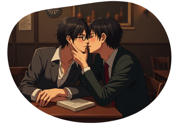 The Enigmatic Tsukasa and the Charismatic Rui date idea illustration