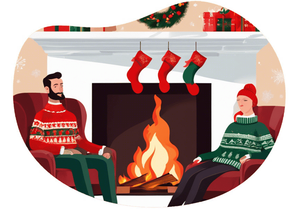 The Family Holiday Get-Together date idea illustration