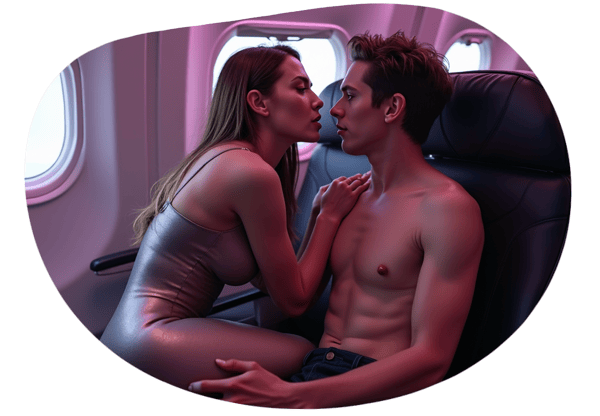 The Hungry Airplane's Seduction date idea illustration
