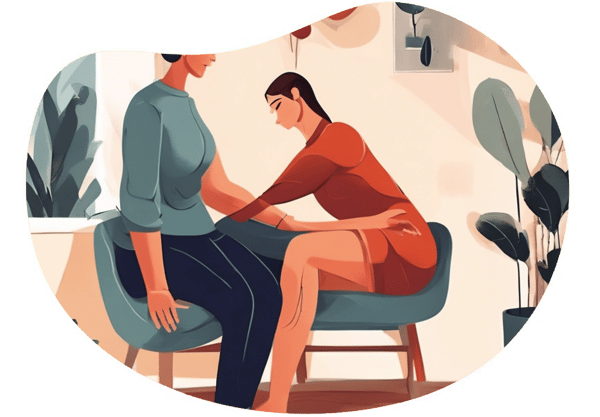 The Pampering Mother's Day date idea illustration