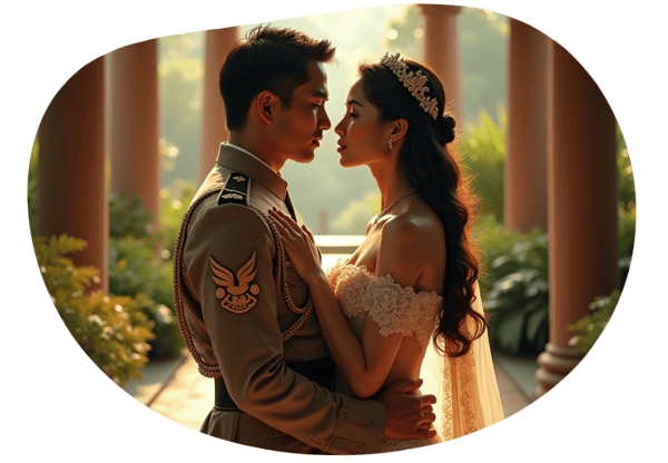 The Princess and the Soldier's Forbidden Love date idea illustration