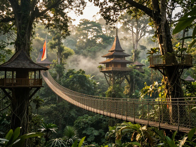 The Rope Bridge Network