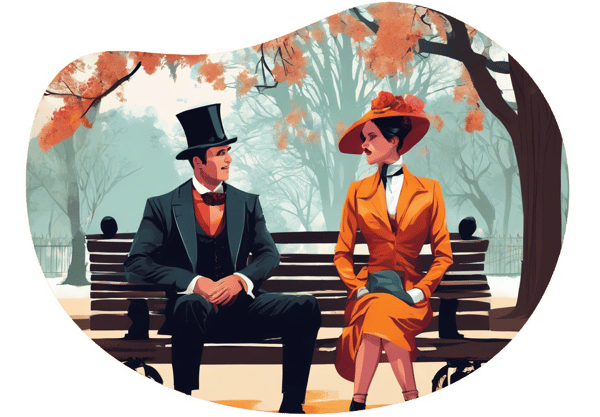 The Sassy Songstress and the Bashful Composer date idea illustration