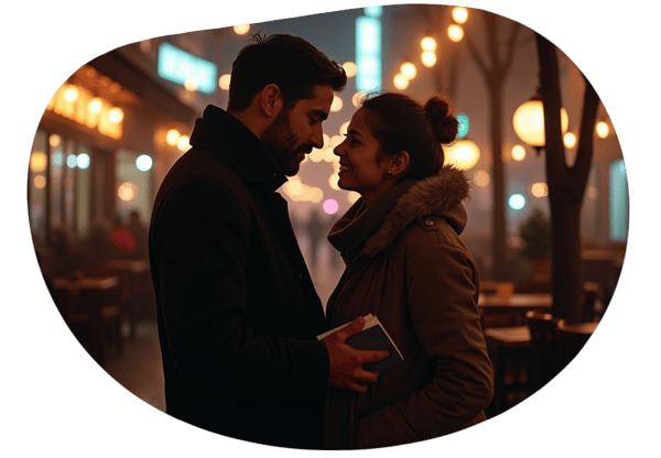The Seductive Stranger date idea illustration