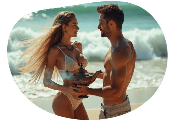 The Sexy Genie's Release date idea illustration