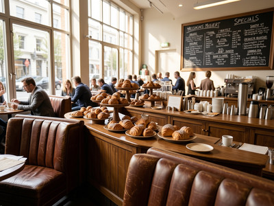 The Sunlit Brew Café