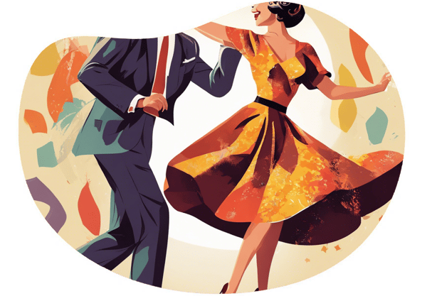 The Time-traveling Lovebirds date idea illustration