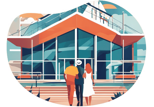 Townsville City Romantic Exploration Date date idea illustration