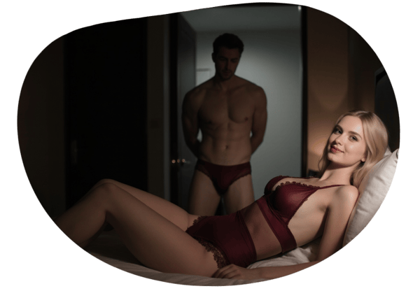 Unexpected Encounter in the Hotel date idea illustration