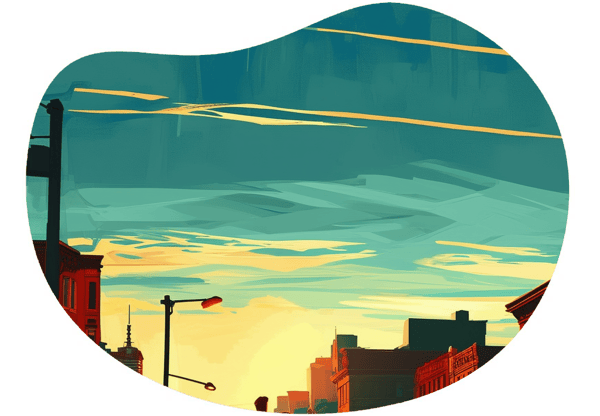 Urban Adventure Quest date idea illustration