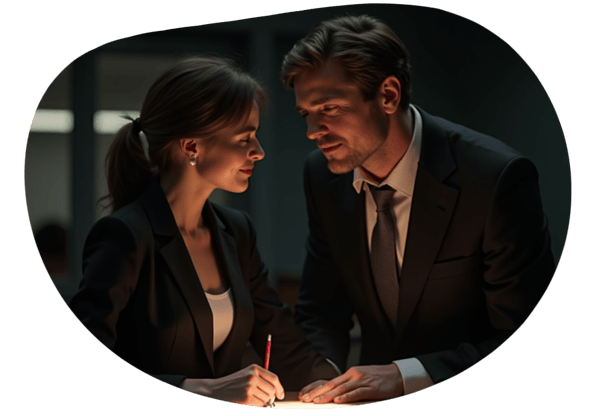 Verbotene Vorlesung: Der Professor und die Studentin date idea illustration
