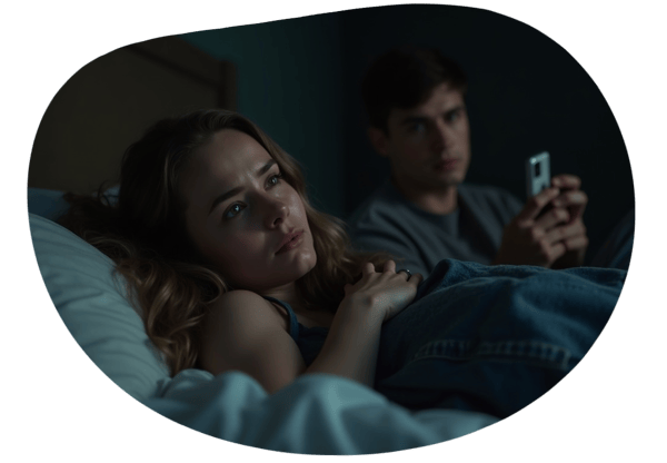 Versöhnung im Schlafzimmer: Eine Nacht der Wiedergutmachung date idea illustration