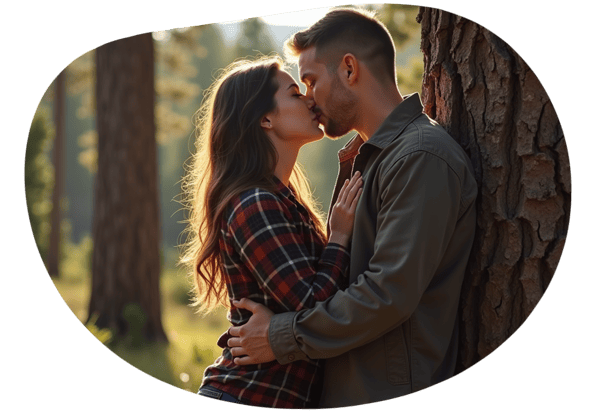 Wild Woods Desire: A Mountainous Takeover date idea illustration